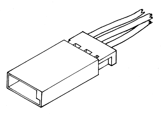 Futaba socket - with lead