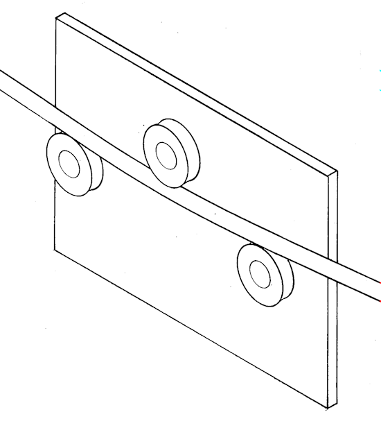 Mast bending tool - for 11 mm Ø mast 