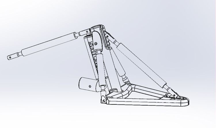 Radial headsail boom fitting - large