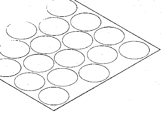 Discs - 20 mm Ø self adhesive discs x 50