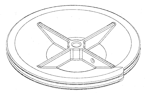 Winch drum - for RMG - spiral design