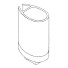 The mast heel fitting is a push fit into the heel of the mast.