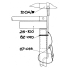 Attach the wind indicator so it does not foul the rotating arm.