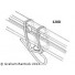 Use the headsail boom swivel, item 120D.