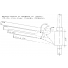 Comparative profiles of booms and boom ends for 12B, 12C, 12D, 12M, 12NIOU.