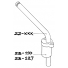 Use backstay cranes 022-xxx with this part. Suitable for round tube or GROOVY masts.