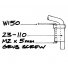 Use 1.5 mm wire to make the rotating part of the head fitting - the M2 x 5 mm grub screw is a useful refinement.