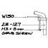 Use 1.5 mm wire for the rotating part of the head fitting - the M3 x 8 mm grub screw is a useful refinement.