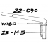 Use backstay crane 022-090 with this part. Make sure the upper 30 mm of the mast is reinforced to take the loads of the backstay crane.