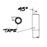 Wrap the top of the mast with Mylar tape, deck patch material or (better) carbon tow and epoxy resin to stop the tube from cracking. Alternatively choose the HEAD FITTING option.