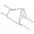 The plastic version of the strut to boom attachment looks like this. Available for 12 mm diameter booms only.