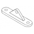 The stainless steel version of the strut-to-boom attachment is similar to this. It works for any diameter of boom.