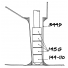 The mast trunking is 17 mm diameter at the bottom giving room for external rig corrector weights. This keeps the centre of gravity of added ballast on the lighter rigs as low as possible.