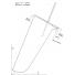 The printable download shows the profile of the rudder and trim lines for our boats