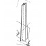 The tapered carbon/epoxy moulding use to house the stainless steel strut.