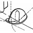 One of the two flanges bonded into the hull to receive the upper ends of the 8 mm carbon rod.