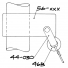 Use the 3 mm shackle to attach a 46B ring at the head of a forestay to a boom band with flange