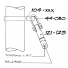 104-xxx used for forestay attachment on mast. Not permitted in the IOM class.