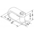 Overall dimensions of 3 mm shackle.