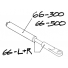 The end fittings are a push fit into the tube - bond in place with epoxy glue or drill and screw for total security