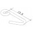 The 87C hook is intended for use when attaching a forestay to the mast.