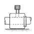 One recess takes the 106-110 fitting used to attach the forestay to the boom. The attachment point of the fitting is underneath.