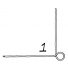 First stage in making a termination in the end of this wire