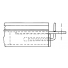 To add an eye for the Cunningham control line, drill a small hole into the end of the boom end fitting.